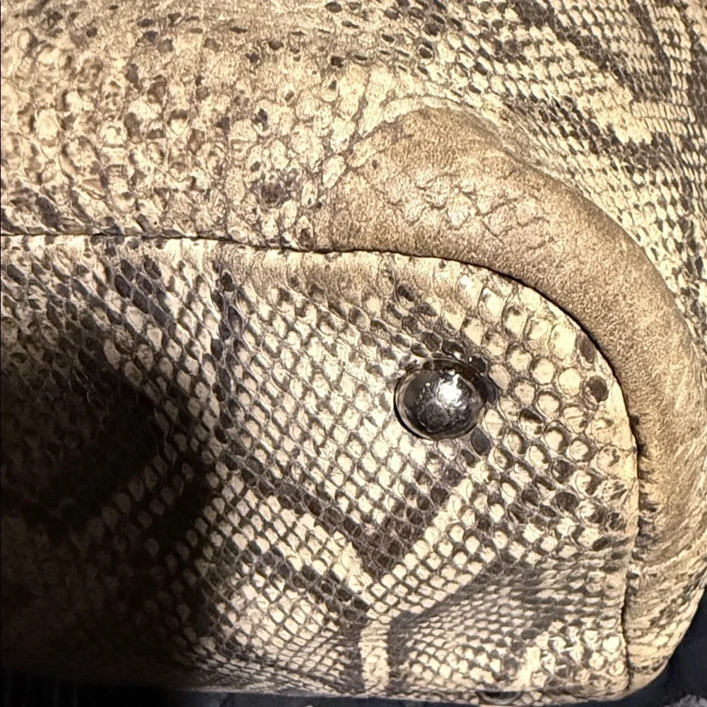 Furla Snake Print Hobo Bag